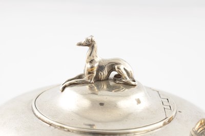 Lot 161 - A GEORGE IV SILVER THREE PIECE TEA SET