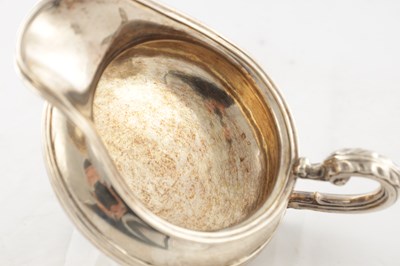 Lot 161 - A GEORGE IV SILVER THREE PIECE TEA SET