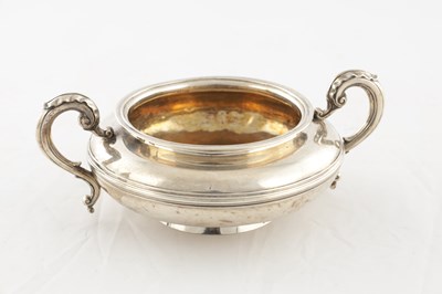Lot 161 - A GEORGE IV SILVER THREE PIECE TEA SET