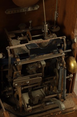 Lot 1388 - NATIONAL TIME RECORDER CO. LTD. A LATE 19TH CENTURY OAK CASED CLOCKING IN MACHINE