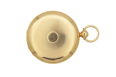 Lot 1195 - VULLIAMY, LONDON. A 19TH CENTURY 18CT GOLD FULL HUNTER POCKET WATCH