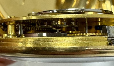 Lot 1195 - VULLIAMY, LONDON. A 19TH CENTURY 18CT GOLD FULL HUNTER POCKET WATCH