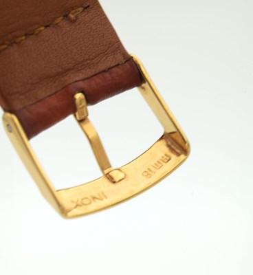 Lot 1239 - A GENTLEMAN'S 1970'S 18CT GOLD MANUAL WIND PIAGET WRISTWATCH