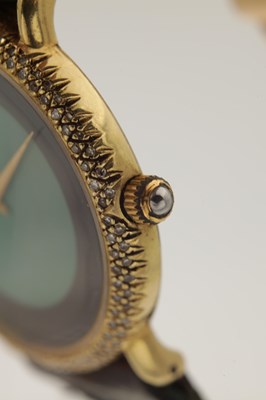 Lot 1172 - A GENTLEMAN'S 18CT GOLD AND DIAMOND SET PIAGET AUTOMATIC WRISTWATCH