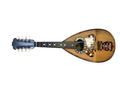 Lot 1167 - A CARLO MARTELLO BOWL BACK MANDOLIN CIRCA 1890