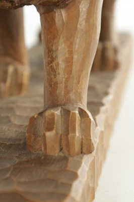 Lot 828 - TWO LATE 20TH CENTURY CARVINGS