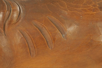 Lot 828 - TWO LATE 20TH CENTURY CARVINGS
