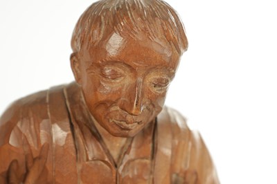 Lot 828 - TWO LATE 20TH CENTURY CARVINGS