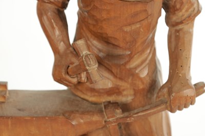 Lot 828 - TWO LATE 20TH CENTURY CARVINGS