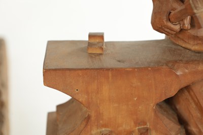 Lot 828 - TWO LATE 20TH CENTURY CARVINGS