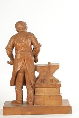 Lot 828 - TWO LATE 20TH CENTURY CARVINGS