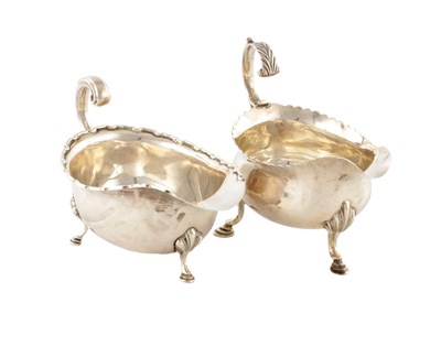 Lot 108 - TWO 19TH/20TH CENTURY SILVER CREAM JUGS