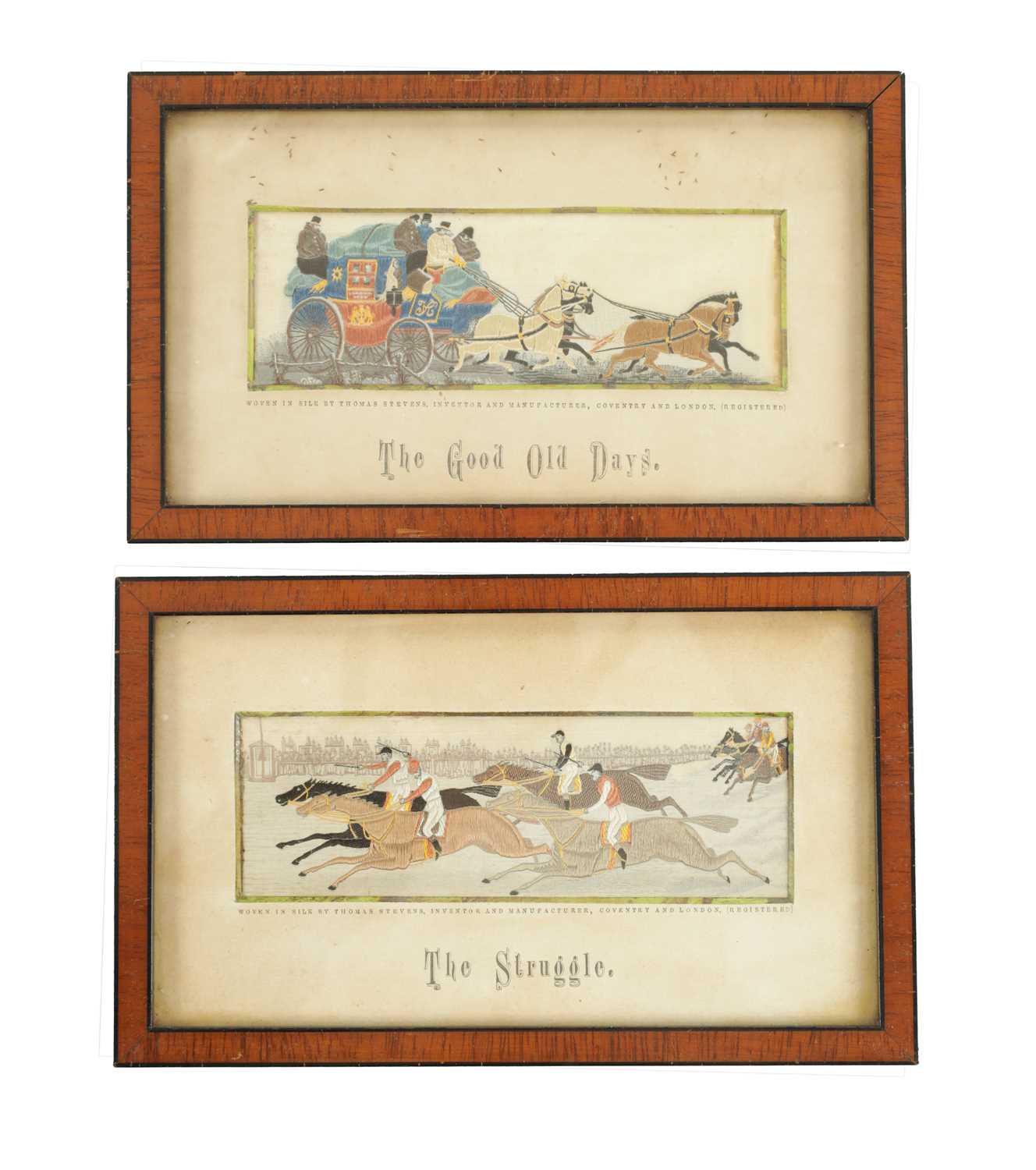 Lot 691 - THOMAS STEVENS (BRITISH 1829-1888) TWO 19TH CENTURY SILK STEVENGRAPHS