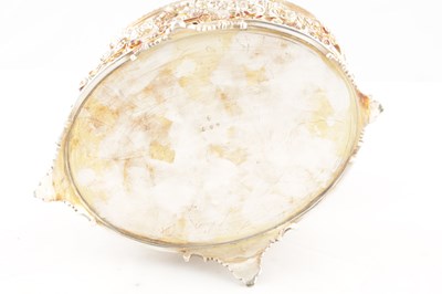 Lot 146 - A 19TH CENTURY SILVER PLATED ELKINGTON TYPE BISCUIT BARREL