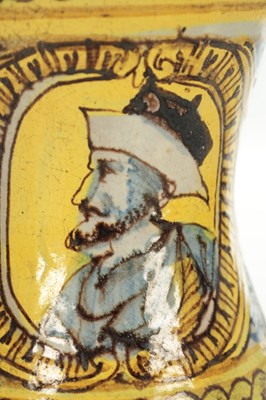 Lot 41 - A SICILIAN MAIOLICA ALBARELLO JAR