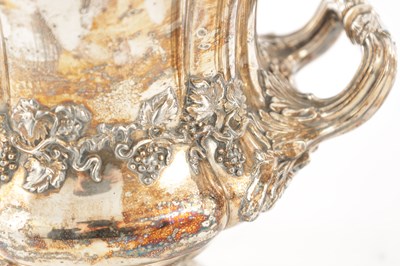 Lot 167 - A PAIR OF OLD SHEFFIELD SILVER PLATED CAMPANA SHAPED CHAMPAGNE COOLERS