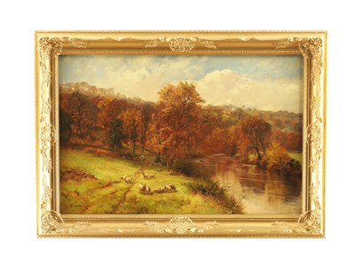 Lot 636 - JAMES HENRY CROSSLAND (BRITISH 1852 - 1939) A 19TH CENTURY OIL ON CANVAS