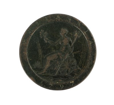 Lot 302 - A GEORGE III CARTWHEEL TYPE TWO PENCE PIECE COIN