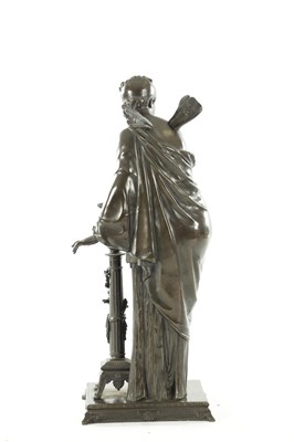 Lot 1054 - ATT. ETIENNE HENRI DUMAIGE (FRENCH, 1830-1888) A LATE 19TH CENTURY PATINATED BRONZE SCULPTURE