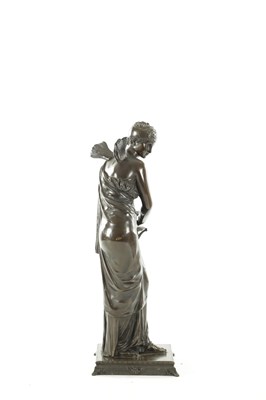 Lot 1054 - ATT. ETIENNE HENRI DUMAIGE (FRENCH, 1830-1888) A LATE 19TH CENTURY PATINATED BRONZE SCULPTURE