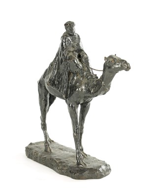 Lot 993 - LOUIS-ARMAND BARDERY (FRENCH, 1879-1952). A PATINATED BRONZE SCULPTURE