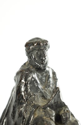 Lot 993 - LOUIS-ARMAND BARDERY (FRENCH, 1879-1952). A PATINATED BRONZE SCULPTURE