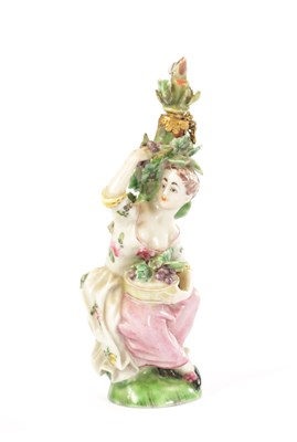 Lot 74 - AN 18TH CENTURY PORCELAIN SCENT BOTTLE, POSSIBLE ST. JAMES (CHARLES GOUYN) OR CHELSEA