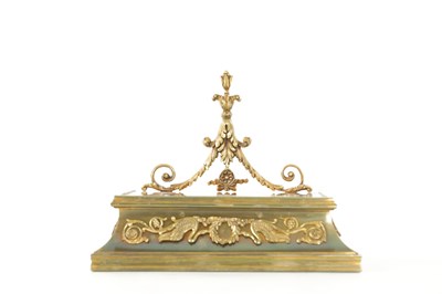 Lot 1392 - GEORGE PRIOR, LONDON. A SMALL AND FINE GEORGE III ORMOLU CASED MUSICAL BRACKET CLOCK