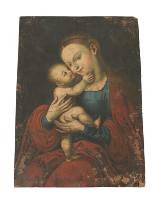 Lot 698 - AFTER LUCAS CRANACH. AN 18TH CENTURY OIL ON COPPER