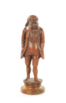 Lot 829 - A 19TH CENTURY CARVED BLACK FOREST FIGURAL NUT CRACKER