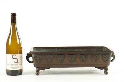 Lot 417 - A JAPANESE BRONZE MEIJI PERIOD BONSAI JARDINIERE STAND