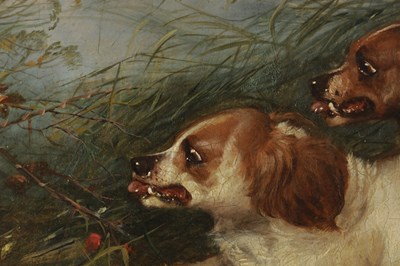 Lot 722 - GEORGE ARMFIELD (BRITISH 1808-1893) A 19TH CENTURY OIL ON CANVAS