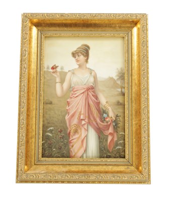 Lot 69 - A FINE 19TH CENTURY KPM BERLIN PORCELAIN PLAQUE