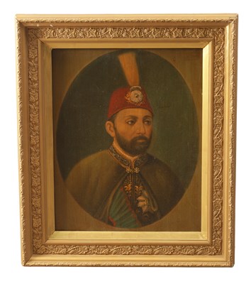 Lot 695 - A LATE 19TH CENTURY OIL ON CANVAS PORTRAIT