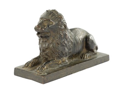 Lot 1057 - A 19TH CENTURY BRONZE SCULPTURE