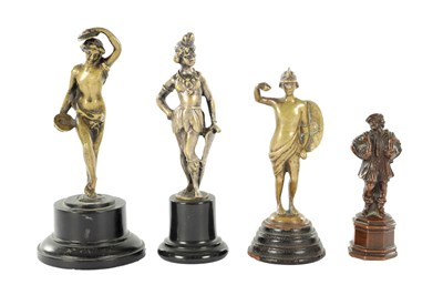 Lot 1090 - A COLLECTION OF 18TH CENTURY BRONZE FIGURES