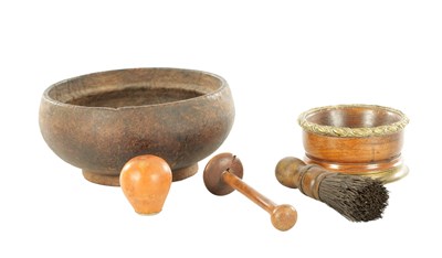Lot 805 - A COLLECTION OF 17TH / 18TH CENTURY WOODEN ITEMS
