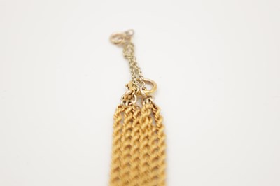 Lot 393 - A 15CT GOLD TRIPLE ROPE TWIST CHAIN NECKLACE