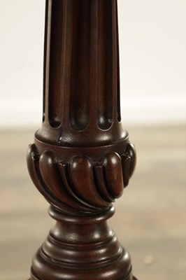 Lot 1503 - A 18TH CENTURY MAHOGANY CHIPPENDALE STYLE SILVER TABLE
