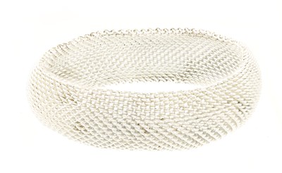 Lot 238 - A LATE 20TH CENTURY STERLING SILVER ‘SOMERSET’ BRACELET BY TIFFANY & CO.