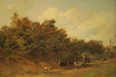 Lot 717 - ALFRED VICKERS (BRITISH 1786 - 1868) A LATE 18TH/ EARLY 19TH CENTURY OIL ON BOARD