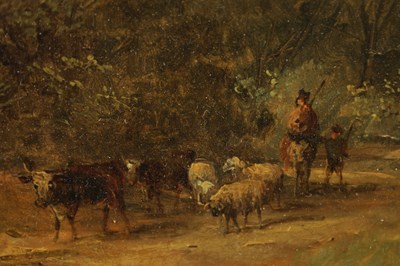 Lot 717 - ALFRED VICKERS (BRITISH 1786 - 1868) A LATE 18TH/ EARLY 19TH CENTURY OIL ON BOARD
