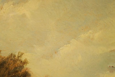 Lot 717 - ALFRED VICKERS (BRITISH 1786 - 1868) A LATE 18TH/ EARLY 19TH CENTURY OIL ON BOARD