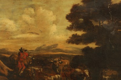 Lot 744 - A LATE 18TH/ EARLY 19TH CENTURY OIL ON BOARD