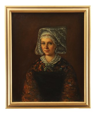 Lot 748 - A 18TH/19TH CENTURY EUROPEAN OIL ON CANVAS PORTRAIT