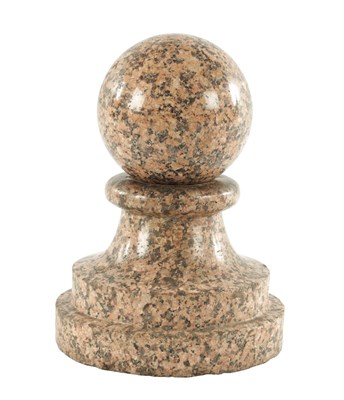 Lot 1096 - A 19TH CENTURY SPECIMEN MARBLE SPHERE ON STAND