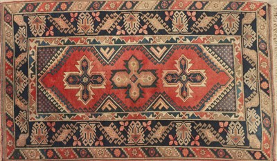 Lot 938 - A 20TH CENTURY DOSEMEALTI TURKISH RUG