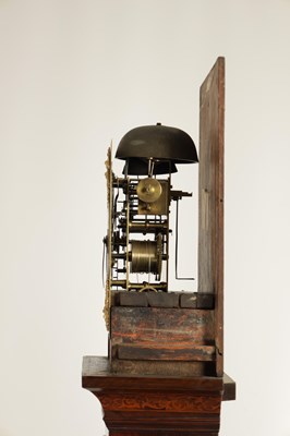 Lot 1274 - FROMANTEEL & CLARKE. AN EARLY 18TH CENTURY MONTH DURATION MARQUETRY LONGCASE CLOCK