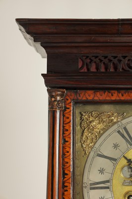 Lot 1274 - FROMANTEEL & CLARKE. AN EARLY 18TH CENTURY MONTH DURATION MARQUETRY LONGCASE CLOCK