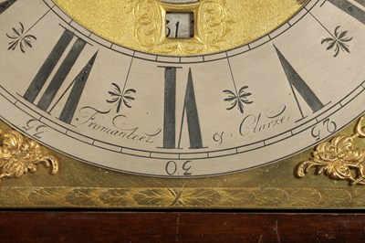 Lot 1274 - FROMANTEEL & CLARKE. AN EARLY 18TH CENTURY MONTH DURATION MARQUETRY LONGCASE CLOCK